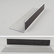 홍해지구 L형 칸막이 20x6cm 1P 자석형 아크릴판, 투명