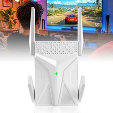 2026 AX3000 WiFi 6 Extender 가정용 듀얼 밴드용 신호 부스터24G58G 0배 빠른 액세스 포인트를 제공하는 부스터 최대 9888 평방 피트 및 60개 이상의