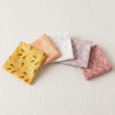 수봉상점 [5P 세트] 여성 손수건 순면100% 국산 꽃무늬 스카프