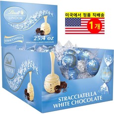 Lindt 스트라키아텔라 트뤄플 화이트 초콜릿 박스 60개입 720g 1개