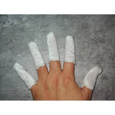 棉質手指套 一次性拋棄式 白色舒適透氣, 1個, 40個裝