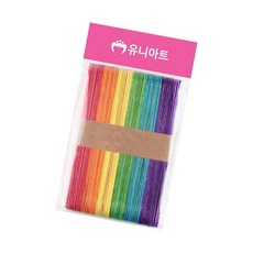 하드바 대 칼라혼합 1개 아이스크림막대기 하드스틱 환경게시판