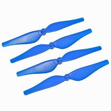DJI 텔로 드론 컬러 프로펠러 블레이드 날개 TELLO 교체용 부품 4쌍 세트, 1개, (텔로) 프로펠러파랑
