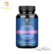 Coolkin 鎂檸檬酸鎂膠囊 500mg 120顆, 120組