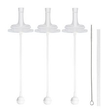 더블하트/그로미미/유피스 호환 젖병빨대 3P+실리콘빨대1P+빨대솔1P, 1개