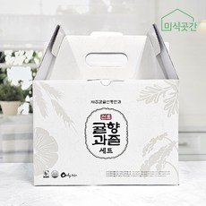 제주 감귤 신효귤향과즐 현미 보리 쑥 3종혼합 30개입 한과 제주여행 명절선물, 선물박스(신효귤향과즐), 30개입 현미 보리 쑥