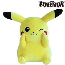 포켓몬스터 봉제 인형 윙크 피카츄, 30cm, 옐로우, 1개