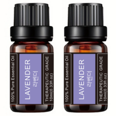 레노포프 천연 에센셜오일 & 블랜딩오일 35종 테라퓨틱등급, 2개, 1.라벤더, 10ml