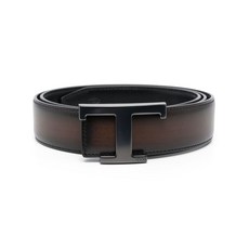 토즈 T 로고 버클 벨트