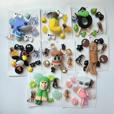 입체 신발 파츠 이탈리안 브레인롯 신발꾸미기 슬리퍼 여름 샌들 장식 유아 키즈 주니어 여아 남아 이탈리안브레인롯 신발파츠