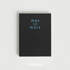 ARONSHOP mes 12 mois 自填式日記本 筆記本, 1個, 自填式日記本-jazz款