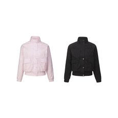 힐크릭 여성골프자켓 H412 여성 로고패턴 자켓BLACK/BABY PINK 1HCJKS4502CKK_SC