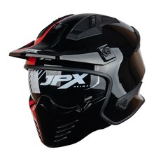 JPX 헬멧 MX-726R 오픈페이스 풀페이스 바이크 오토바이 모듈러 DOT ECE, 11.MX 04 레드