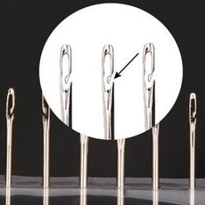 (1+1특가상품)측면 바늘귀 누구나 쉽게꿰는 아이디어 바늘 12세트, 1개
