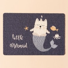 핸드페인팅 바람고양이 모래매트 고양이 사분 반려동물 모래매트 통풍 PVC 방석, 옵션1, 1개