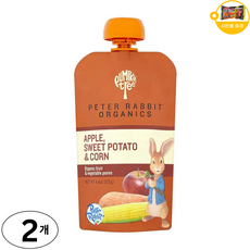 펌킨 트리 피터 래빗 사과 고구마 앤 옥수수 사은품 추가증정, 2개, 125g, 사과, 고구마 & 옥수수