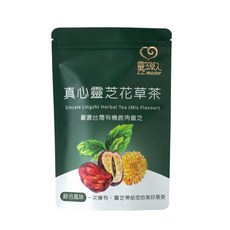 靈芝草人 真心靈芝花草茶 綜合風味, 1個, 一袋
