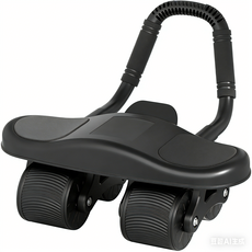 AB 슬라이드 무소음 코어 복근운동기구 리바운딩 뱃살 홈트 롤아웃 롤러 기립근 코어 전신 운동, M02-Black, M01