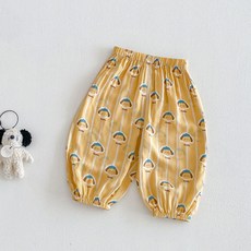 寶寶超萌防蚊褲 新款夏季男童滿印卡通薄款休閒褲兒童夏裝褲子, 73