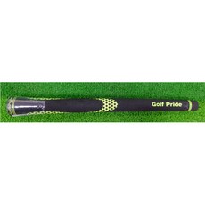 藍鯨高爾夫 GOLF PRIDE FRS-60X 握把 （白色綠點/背脊）, 黑底黃點, 1個