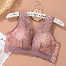 CIUUC 레이스 작은 가슴 모임 조정 반지름 브래지어를 접히는 사이드 밀크 대형 섹시한 뷰티 백 속옷 여성 브래지어