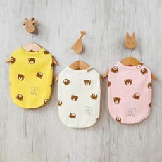 댕(dang)72 큐트 곰돌이 코튼 나시, 댕(dang)72 아이보리, 1개
