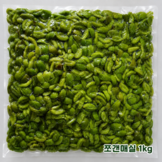 국산 쪼갠매실 깐매실 씨뺀매실 씨제거매실 장아찌용 매실절임 1kg, 1박스