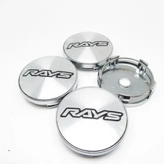 4pcs 60mm 광선 휠 센터 허브 캡 자동차 림 방진 커버 Hubcaps 엠블럼 스타일링 액세서리, 07 F
