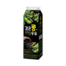 푸르밀 검은콩이 들어있는 우유/ 냉장배송, 900ml, 3개