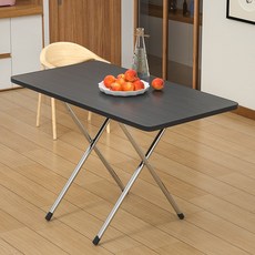 접이식 책상 탁자 테이블 거실 이동식 벽부착 벽걸이 롱 80x40x70 직사각 테이블 화이트, 블랙