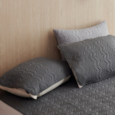 데시뉴 코지 항균 헤링본 누빔 이중밴딩 베개커버 2개 세트