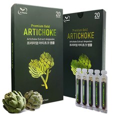 비엣고 베트남 프리미엄 골드 무설탕 아티초크앰플 2박스(40개입), 40개, 10ml