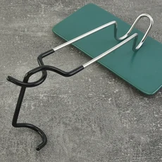 스테인레스 스틸 휴대용 라이트 스탠드 홀더 텐트 폴 램프 걸이 사냥 낚시 랜턴 야외 캠핑 도구, 01 1PC