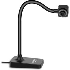 교육 및 원격 학습을 위한 AlKOR USB 문서 카메라 마이크가 있는 수동 포커스 웹캠 Mac용 접이식 디자인Windows크롬북-온라인 수업 웹 컨퍼런스 라이브 데모 작업