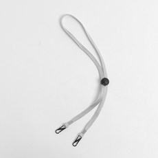 심플한 무지 마스크 스트랩 분실방지 마스크 목걸이 길이 조절형