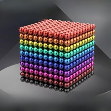 구슬 자석 자석볼 블록 큐브 비즈 원형 자석 볼자석 조립 매직, B.실버볼 20개, 1개