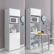 퍼스웰 루비 LPM코팅 1800접이식 식탁렌지대300틈새장(CW_OPT_001), 선택2 CW_031 화이트