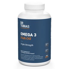 Dr. Tobias Omega 3 魚油 EPA 800 毫克 DHA 600 毫克軟膠囊, 1個, 180入