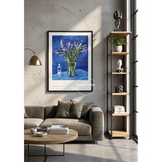 David Hockney Iris with Evian Bottle 藝術海報 美國展覽限定, 海報