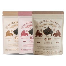 [씨아트푸드] 김나초 혼합 칠리크랩+김치+바베큐, 3개, 40g