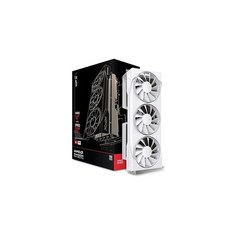 XFX Quicksilver AMD 라데온 RX 9070XT 화이트 게이밍 에디션 16GB GDDR6 HDMI 3xDP RDNA 4 RX-97TQICKW9 그래픽 카드, RX 9070 SWFT 화이트