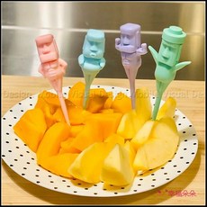 摩艾水果叉點心叉, 1個