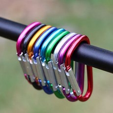 카라비너 등산용 캠핑용 아웃도어, 카라비너지퍼백, 1세트, 10p