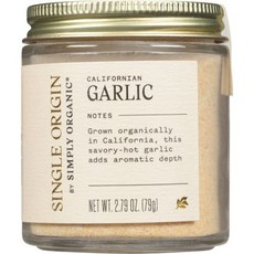 Single Origin Californian Garlic - Certified Organic -- 2.79 oz, 1개