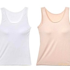 루마 일체형 캡런닝 나시