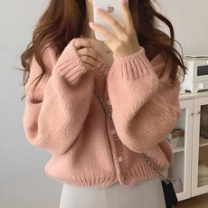 PEONIST 女款毛衣 寬鬆版型 針織開襟衫