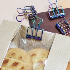 페이퍼클립 서류집게 철제 메탈클립 유광 소형 1p