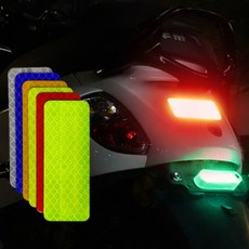 차량 반사 스티커 10P 자동차 오토바이 반사판, 그린