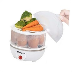 아이간식 야채찜기 분리형 2단 계란찜기 스티머 다용도 간편조리 캠핑요리 계란요리