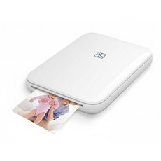 포토프린터 스티커사진 핸드폰사진인화 포켓사진프린터 미니포토프린터 HPRT MT53, 프린터본체 +인화지 5장포함, 화이트